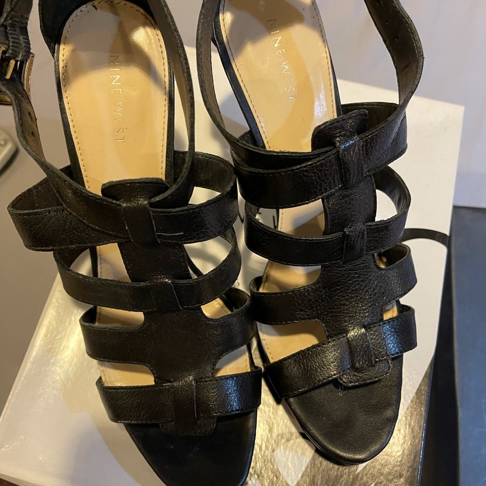 Nine West black heels